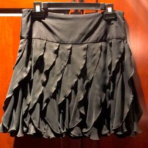 INC SILK RUFFLED SKIRT 6